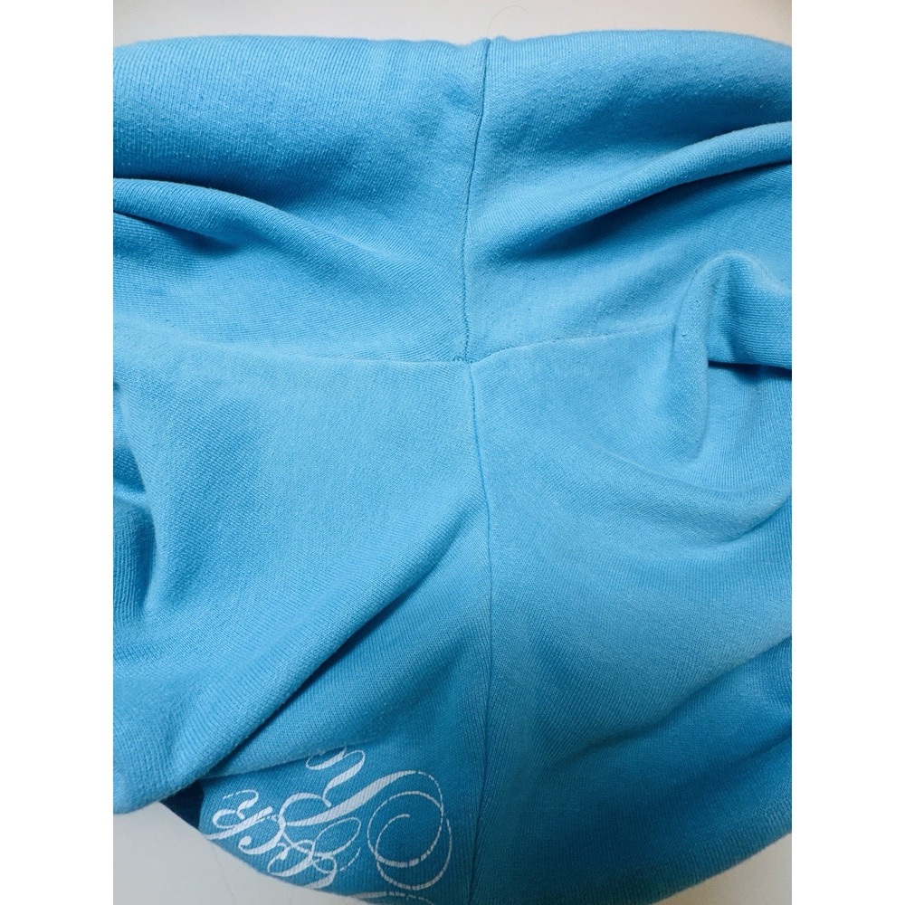 VTG Victoria's Secret PINK "Rock Royalty" Blue Cotton Sweat Pants Sz M - Picture 11 of 14